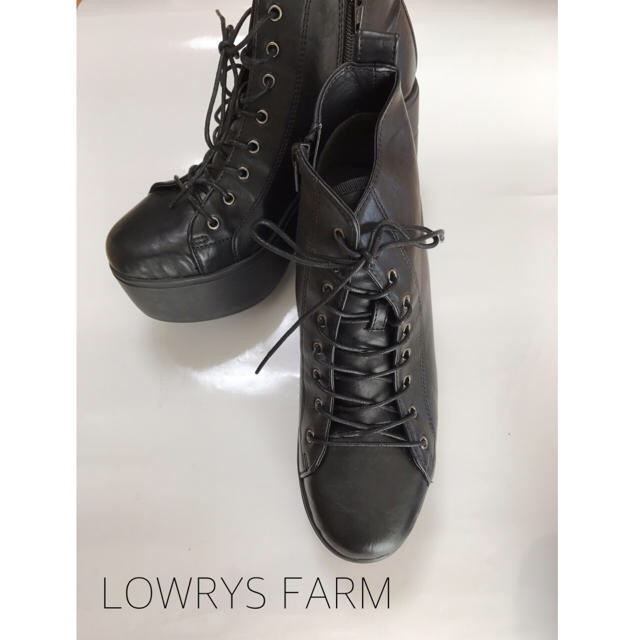 LOWRYS FARM(ローリーズファーム)の(未使用)LOWRYS FARM＊レースアップブーツ レディースの靴/シューズ(ブーツ)の商品写真
