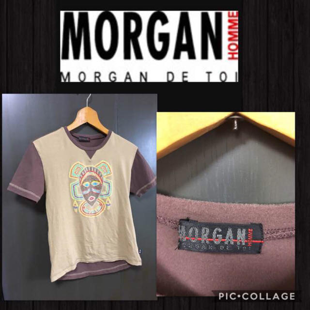 MORGAN HOMME(モルガンオム)のMORGAN HOMME 半袖 Tシャツ インディアン 日本製 Fサイズ レディースのトップス(Tシャツ(半袖/袖なし))の商品写真