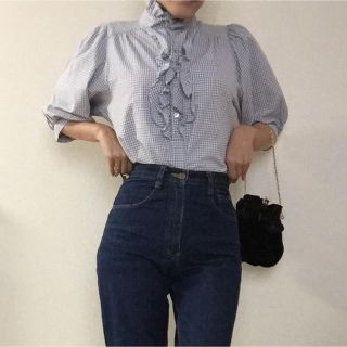 アニエスベー(agnes b.)の【C様専用】agnesb. frill blouse❤︎(シャツ/ブラウス(長袖/七分))