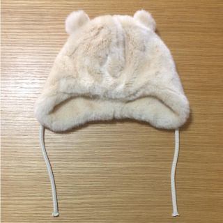 エイチアンドエム(H&M)のH&M フェイクファー クマ耳帽子 新品(帽子)