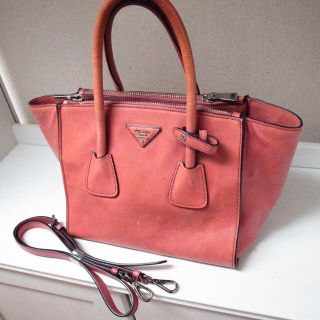 プラダ(PRADA)の正規品♡最安値♡プラダ 2wayバッグ グレース ピンク レザー バッグ 財布(ハンドバッグ)