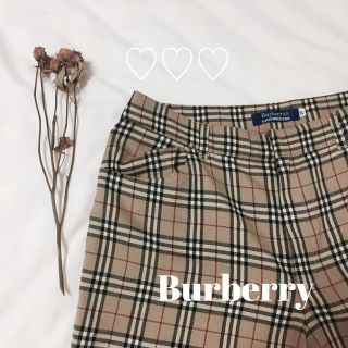 バーバリー(BURBERRY)のBurberry チェックパンツ(カジュアルパンツ)