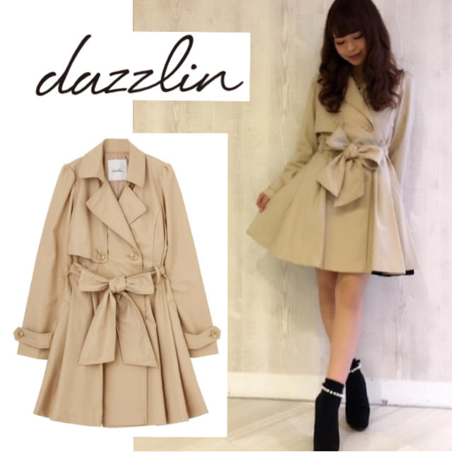 dazzlin(ダズリン)の♡新品♡ドレストレンチコート♡dazzlin♡ レディースのジャケット/アウター(トレンチコート)の商品写真