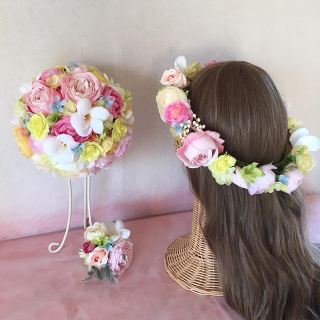 税込) オーダー♡受付中 ブーケ 花冠など - ウェディング - www ...