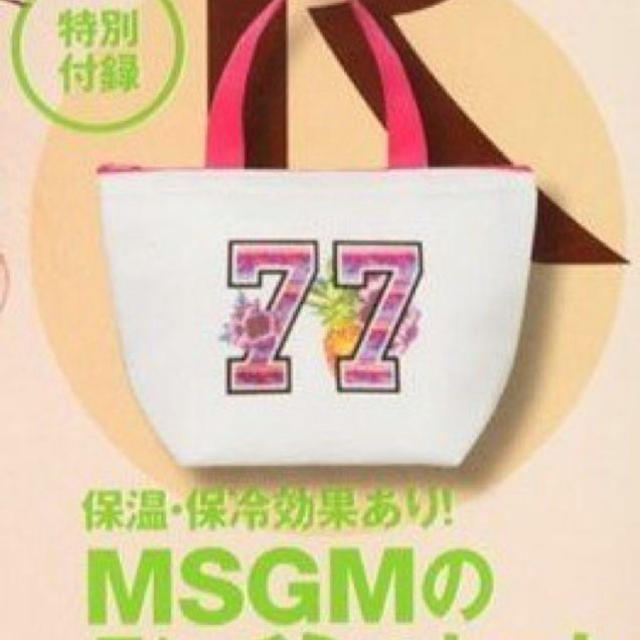 MSGM(エムエスジイエム)のMSGMミニランチトートバッグ★ レディースのバッグ(トートバッグ)の商品写真