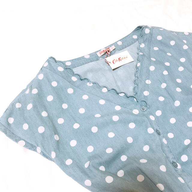 Cath Kidston(キャスキッドソン)の新品♡未使用♡キャスキッドソン ワンピース♡タグ付き♡水玉 レディースのワンピース(ひざ丈ワンピース)の商品写真