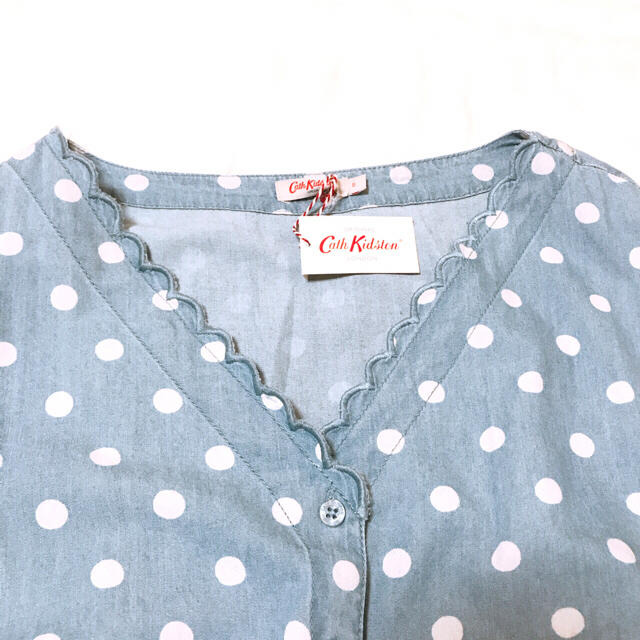 Cath Kidston(キャスキッドソン)の新品♡未使用♡キャスキッドソン ワンピース♡タグ付き♡水玉 レディースのワンピース(ひざ丈ワンピース)の商品写真