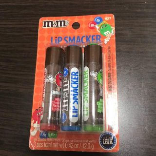 m＆m’s　リップクリーム3本セット(リップケア/リップクリーム)