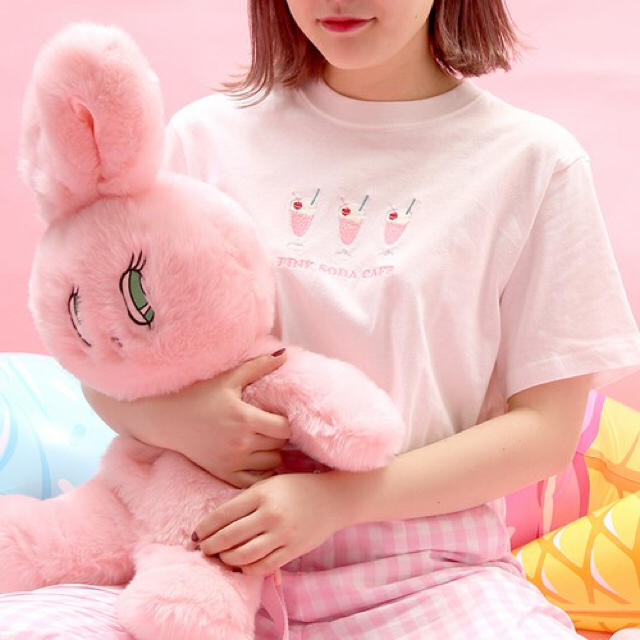 wc(ダブルシー)の♡WC ピンクソーダTシャツ♡ レディースのトップス(Tシャツ(半袖/袖なし))の商品写真
