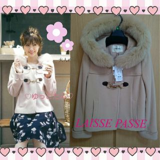 レッセパッセ(LAISSE PASSE)の新品♡Rayコラボダッフルコート♡アプワイザーリッシェ、ジャスグリッティー(ダッフルコート)