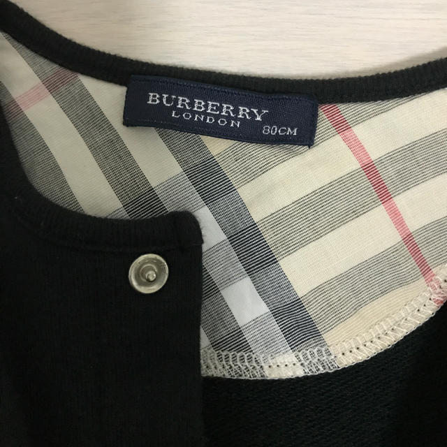 BURBERRY(バーバリー)のバーバリー カーディガン80センチ キッズ/ベビー/マタニティのベビー服(~85cm)(カーディガン/ボレロ)の商品写真