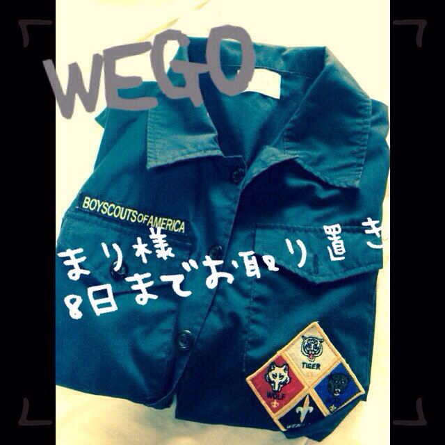 WEGO(ウィゴー)のWEGO シャツ レディースのトップス(シャツ/ブラウス(半袖/袖なし))の商品写真