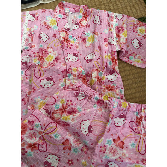 甚平 キッズ/ベビー/マタニティのキッズ服女の子用(90cm~)(甚平/浴衣)の商品写真