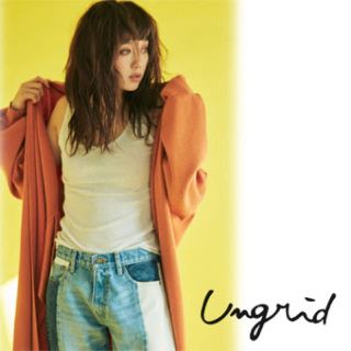 アングリッド(Ungrid)のUngrid  ボリュームスリーブリブニットカーデ(カーディガン)