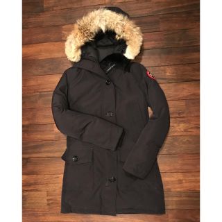 カナダグース(CANADA GOOSE)の【値下げ】カナダグース ブロンテ ネイビー M(ダウンジャケット)