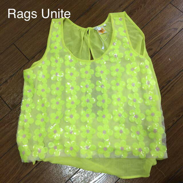 Narcissus(ナルシス)のRags Unite フラワーtop レディースのトップス(カットソー(半袖/袖なし))の商品写真