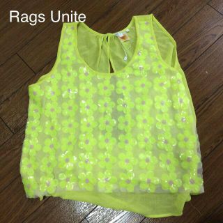 ナルシス(Narcissus)のRags Unite フラワーtop(カットソー(半袖/袖なし))