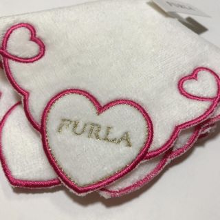 フルラ(Furla)の♡FURLA♡  タオルハンカチ  新品 タグ付き(ハンカチ)