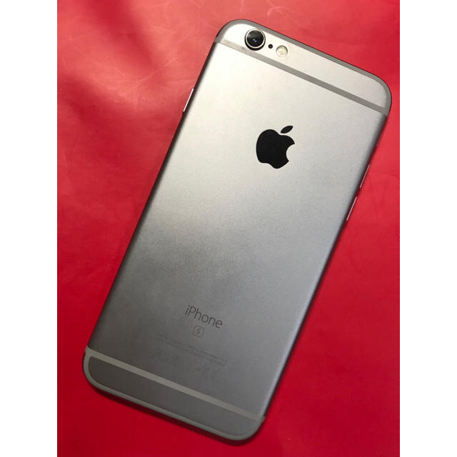 Apple(アップル)の値下げ iPhone 6s 16GB SIMフリー Apple スペースグレイ スマホ/家電/カメラのスマートフォン/携帯電話(スマートフォン本体)の商品写真