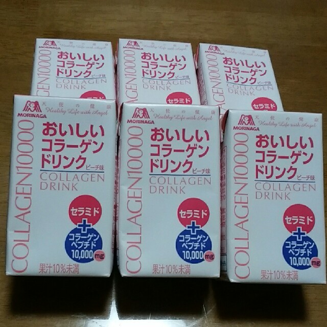 森永製菓(モリナガセイカ)の森永天使の健康　おいしいコラーゲンドリンク　ピーチ味　6個セット 食品/飲料/酒の健康食品(コラーゲン)の商品写真