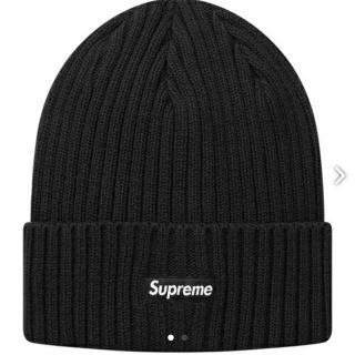 シュプリーム(Supreme)の中古 Supreme 17ss overdyed ribbed beanie 黒(ニット帽/ビーニー)