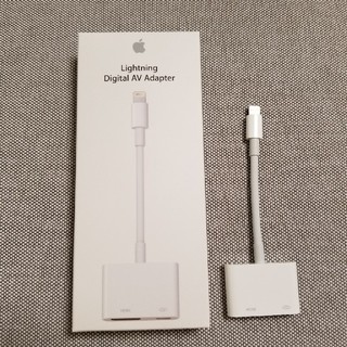 アップル(Apple)のLightning Digital AVアダプター　Apple正規品(映像用ケーブル)