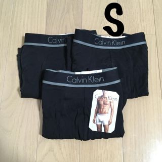 カルバンクライン(Calvin Klein)の新品S★カルバンクライン★ボクサーパンツ  3枚 ブラック(ボクサーパンツ)