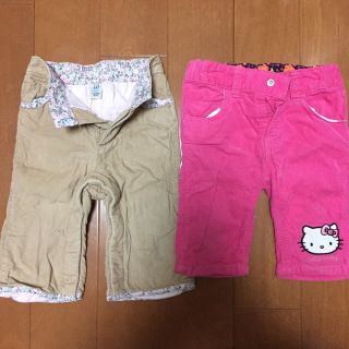 ベビーギャップ(babyGAP)の★事前コメント要★baby gap、H&Mキティ2点セット！冬コーデュロイズボン(パンツ)