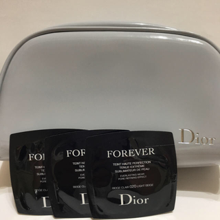 ディオール(Dior)のディオール ファンデーション、ポーチ、ランコム ４点セット(ファンデーション)
