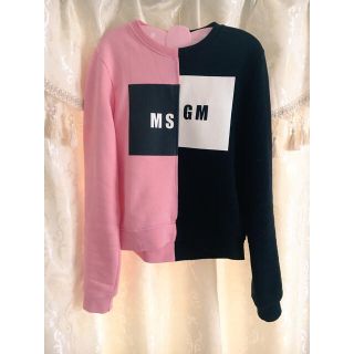 エムエスジイエム(MSGM)の【美品】MSGM ロゴ スウェット(トレーナー/スウェット)