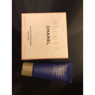 シャネル(CHANEL)の【新品・未開封】CHANEL アリュール 石鹸（おまけつき）☆SALE(ボディソープ/石鹸)