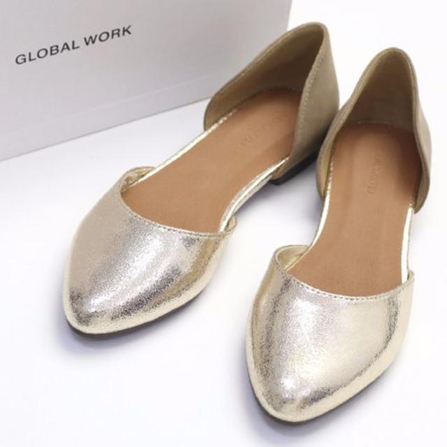 GLOBAL WORK(グローバルワーク)のGLOBAL WARK セパレートフラット パンプス レディースの靴/シューズ(ハイヒール/パンプス)の商品写真