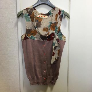 マルニ(Marni)のcococolon様専用MARNI マルニ ノースリーブ トップス(カットソー(半袖/袖なし))