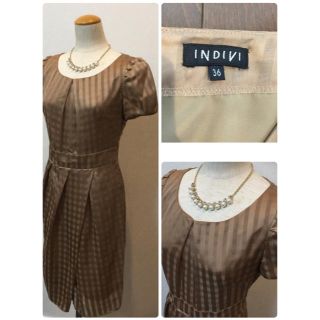 インディヴィ(INDIVI)のインディヴィ⭐︎ワンピース(ひざ丈ワンピース)