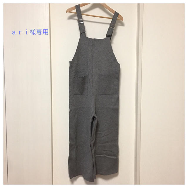 ZARA(ザラ)の※ａｒｉ様専用  ZARA サロペット グレー マタニティにも  レディースのパンツ(サロペット/オーバーオール)の商品写真