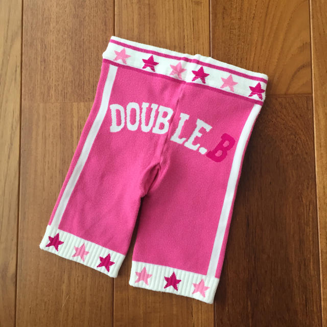 DOUBLE.B(ダブルビー)のもっさん様専用 DOUBLE.B ダブルビー ベビーパンツ サイズ80 ピンク キッズ/ベビー/マタニティのベビー服(~85cm)(パンツ)の商品写真