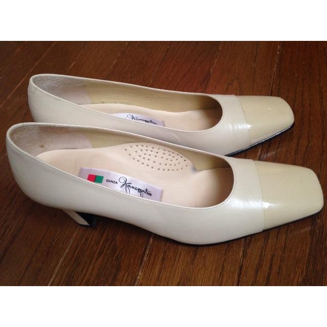 【美品】GINZA カネマツ  パンプス 22㎝ レディースの靴/シューズ(ハイヒール/パンプス)の商品写真