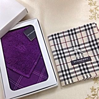 バーバリー(BURBERRY)のバーバリー♡新品未使用ハンカチ2枚セット(ハンカチ)