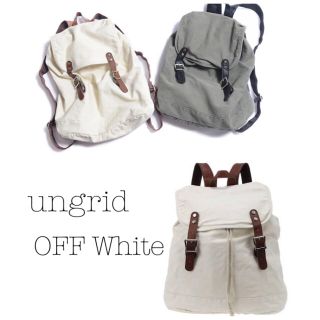 アングリッド(Ungrid)のungrid＊キャンバスリュック(リュック/バックパック)