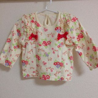 ニシキベビー(Nishiki Baby)の【ゆみ様専用】Sweet girl 長袖花柄シャツ(シャツ/カットソー)