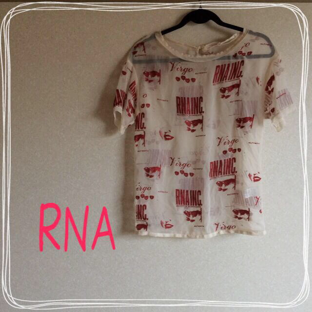 RNA(アールエヌエー)のRNA 透けトップス レディースのトップス(カットソー(半袖/袖なし))の商品写真