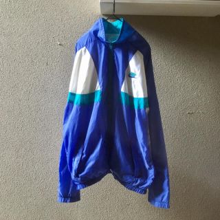 ナイキ(NIKE)のNIKE vintage90's Nylon Jackets M 銀タグ(ナイロンジャケット)