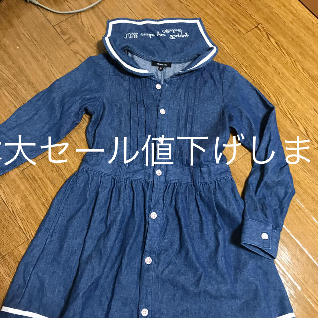 PINK-latte(ピンクラテ)の新品ピンクラテ130ワンピース値下げしました キッズ/ベビー/マタニティのキッズ服女の子用(90cm~)(ワンピース)の商品写真