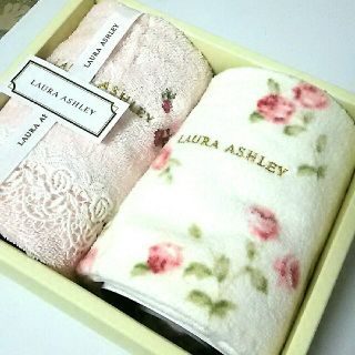 ローラアシュレイ(LAURA ASHLEY)のLAURA ASHLEY ゲストタオルセット(タオル/バス用品)