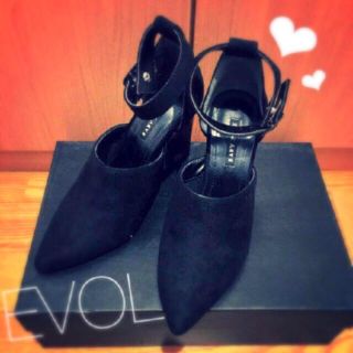 イーボル(EVOL)の新品🎀EVOL🎀パンプス🎀ハイヒール🎀ブーツ🎀Mサイズ🎀スエード(ハイヒール/パンプス)