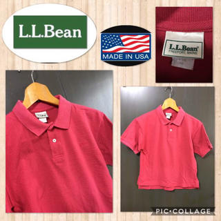 エルエルビーン(L.L.Bean)のL.L.Bean 半袖 ポロシャツ キッズL USA70〜80's ビンテージ(その他)