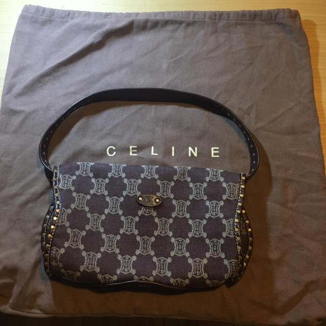 celine(セリーヌ)のCELINE マカダム柄 ハンドバッグ レディースのバッグ(ハンドバッグ)の商品写真