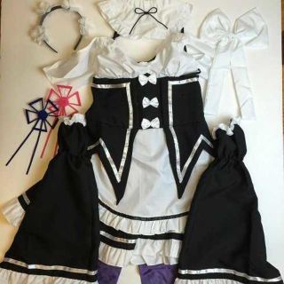 レム ラム みたいな メイド服 コスプレ Sサイズ(衣装)