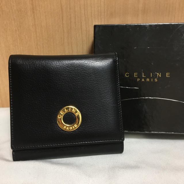 セリーヌ CELINE サークルロゴ 折財布 財布 - 財布