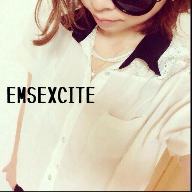 EMSEXCITE(エムズエキサイト)のEMSEXCITE♥︎シフォンブラウス レディースのトップス(シャツ/ブラウス(半袖/袖なし))の商品写真